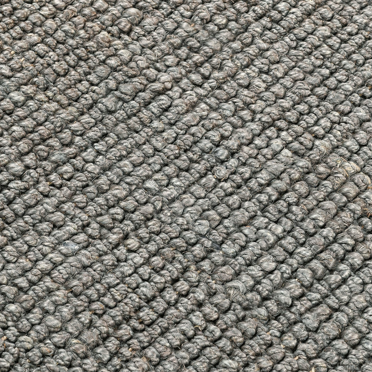 Chunky Blue Charcoal Loop Rug - Ornate Home