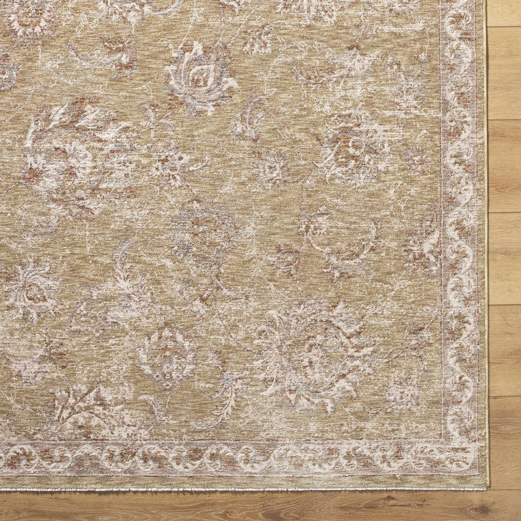 Chyron Olive Area Rug - Ornate Home