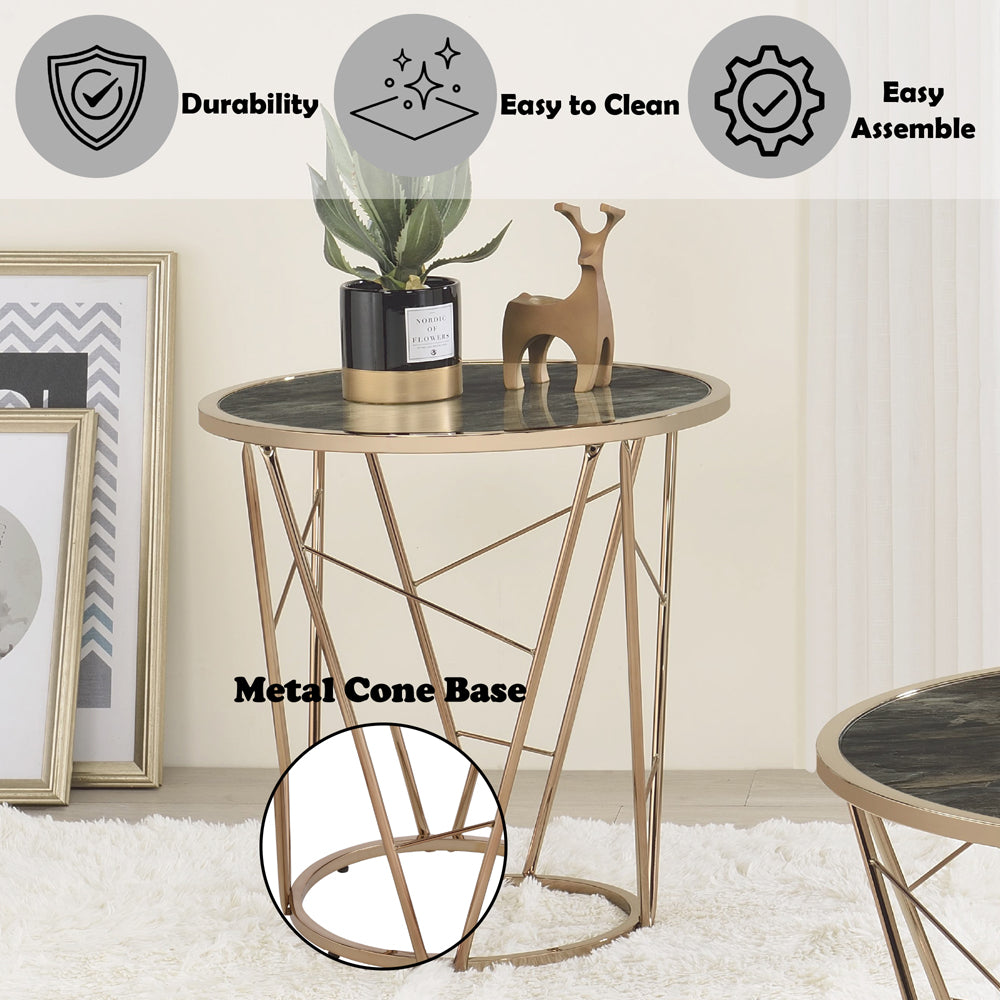 Cicatrix End Table - Ornate Home