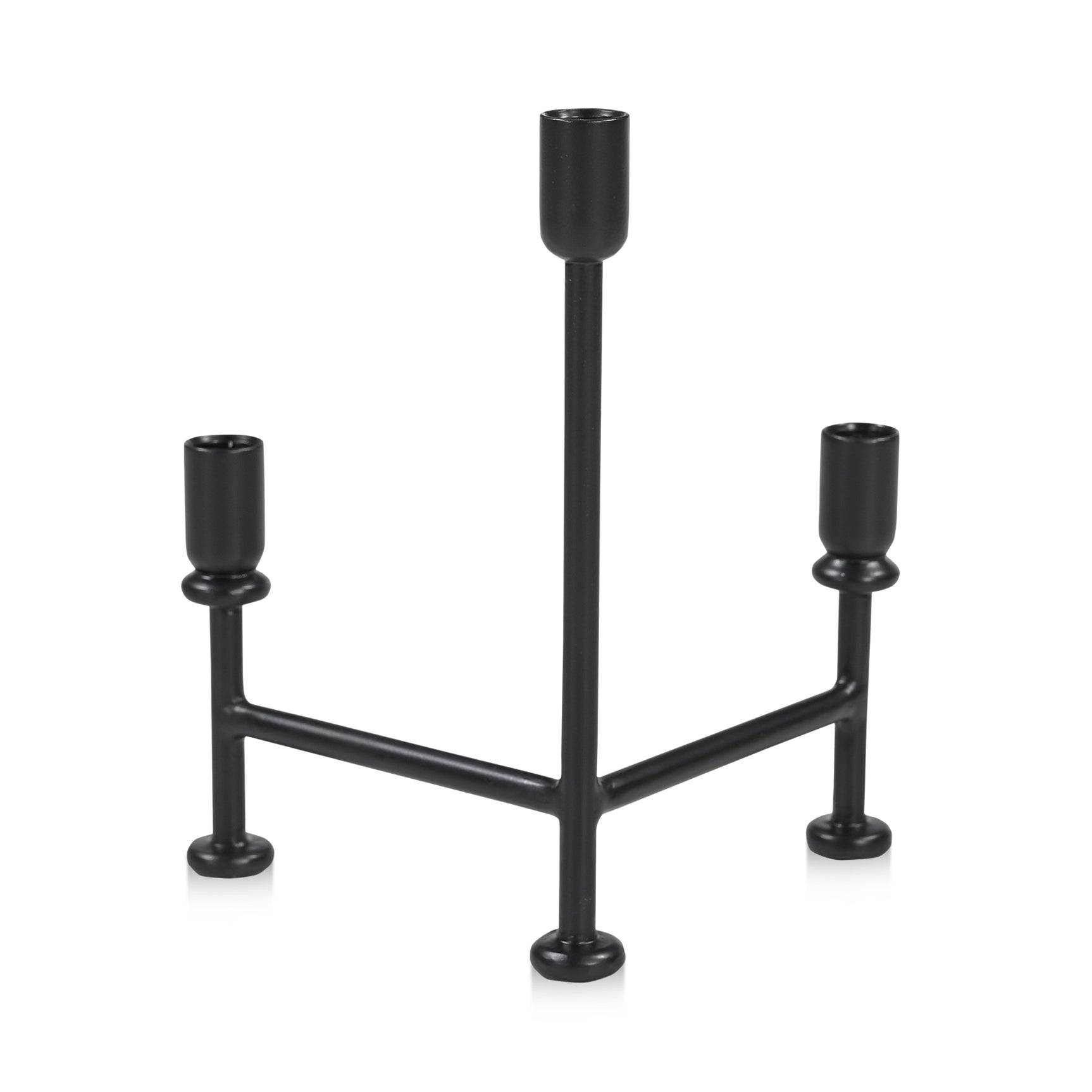 Cicero Black Candle Holder - Ornate Home