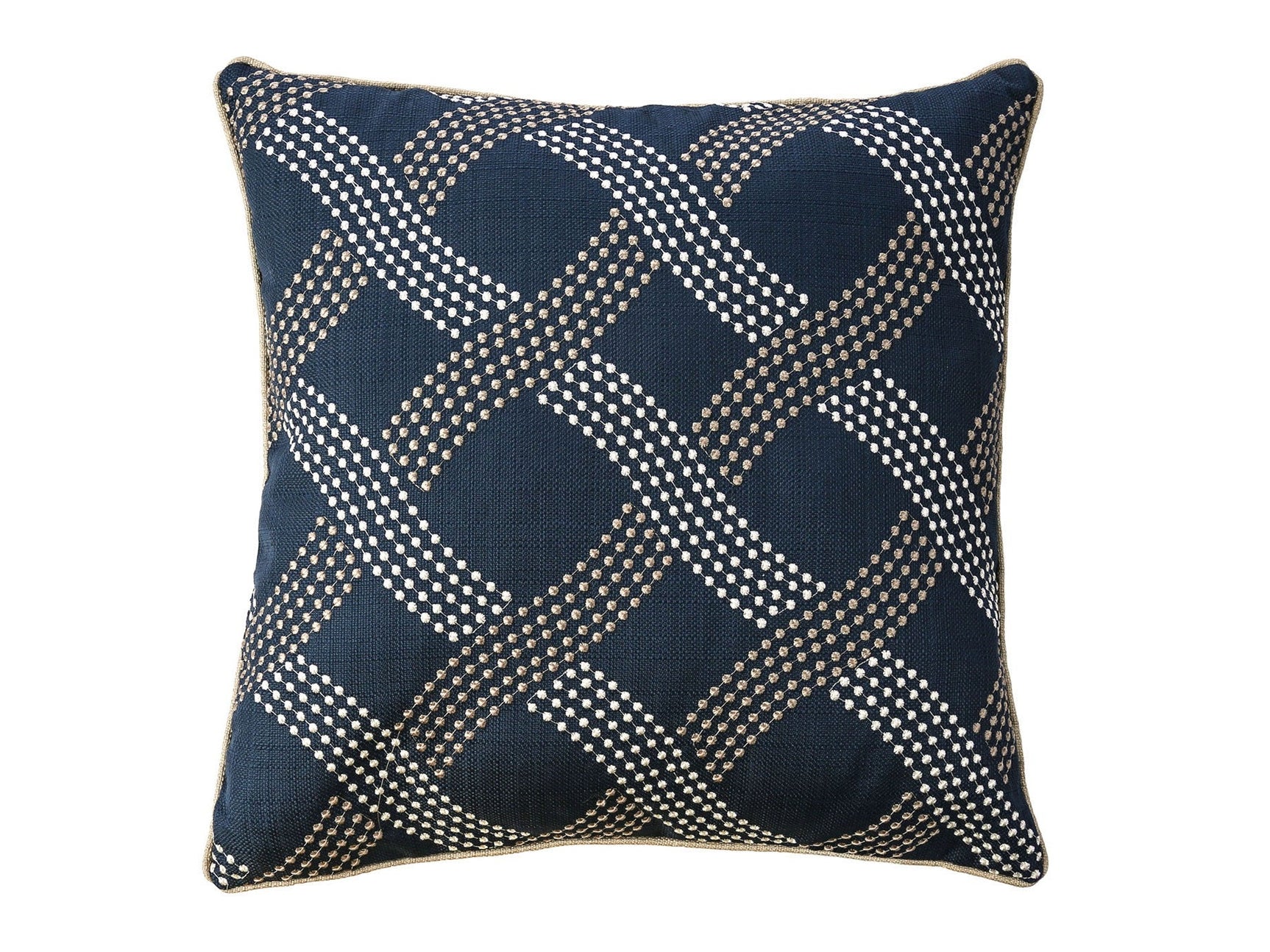 Cici Navy Pillow (Set of 2) - Ornate Home