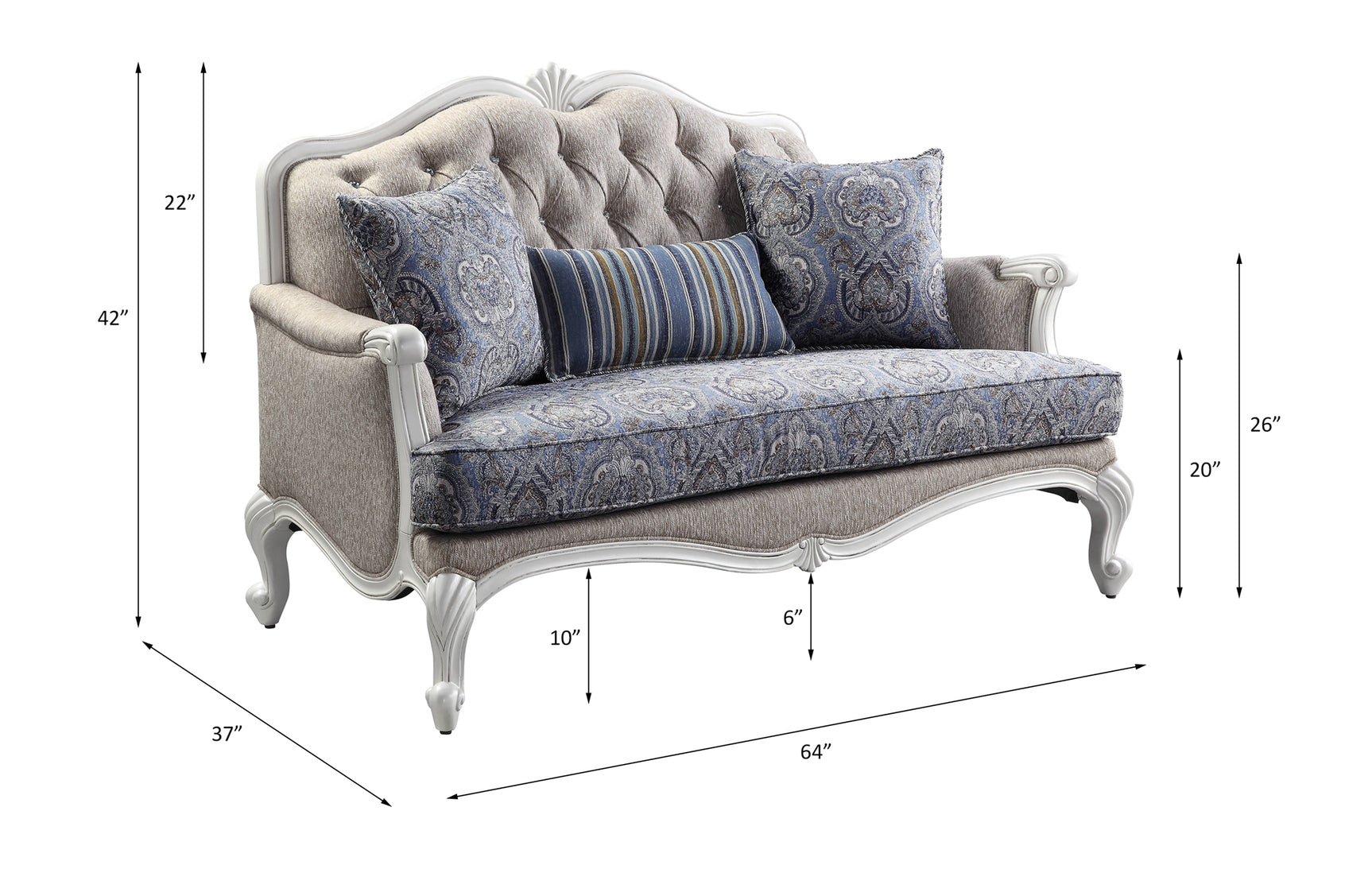 Ciddrenar Loveseat - Ornate Home