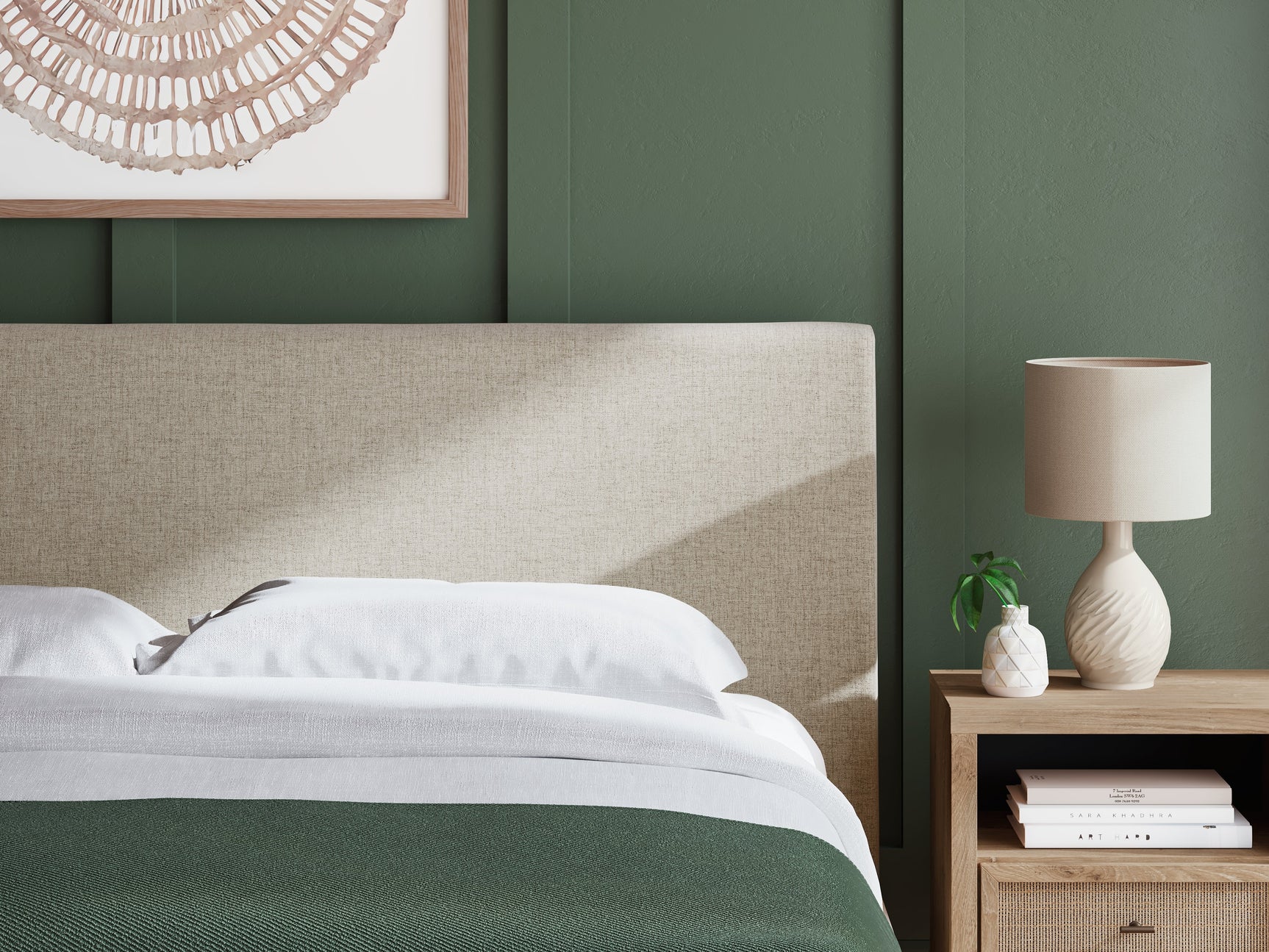Cielden Gray California King Upholstered Bed with Roll Slats (Online Special Price) - Ornate Home