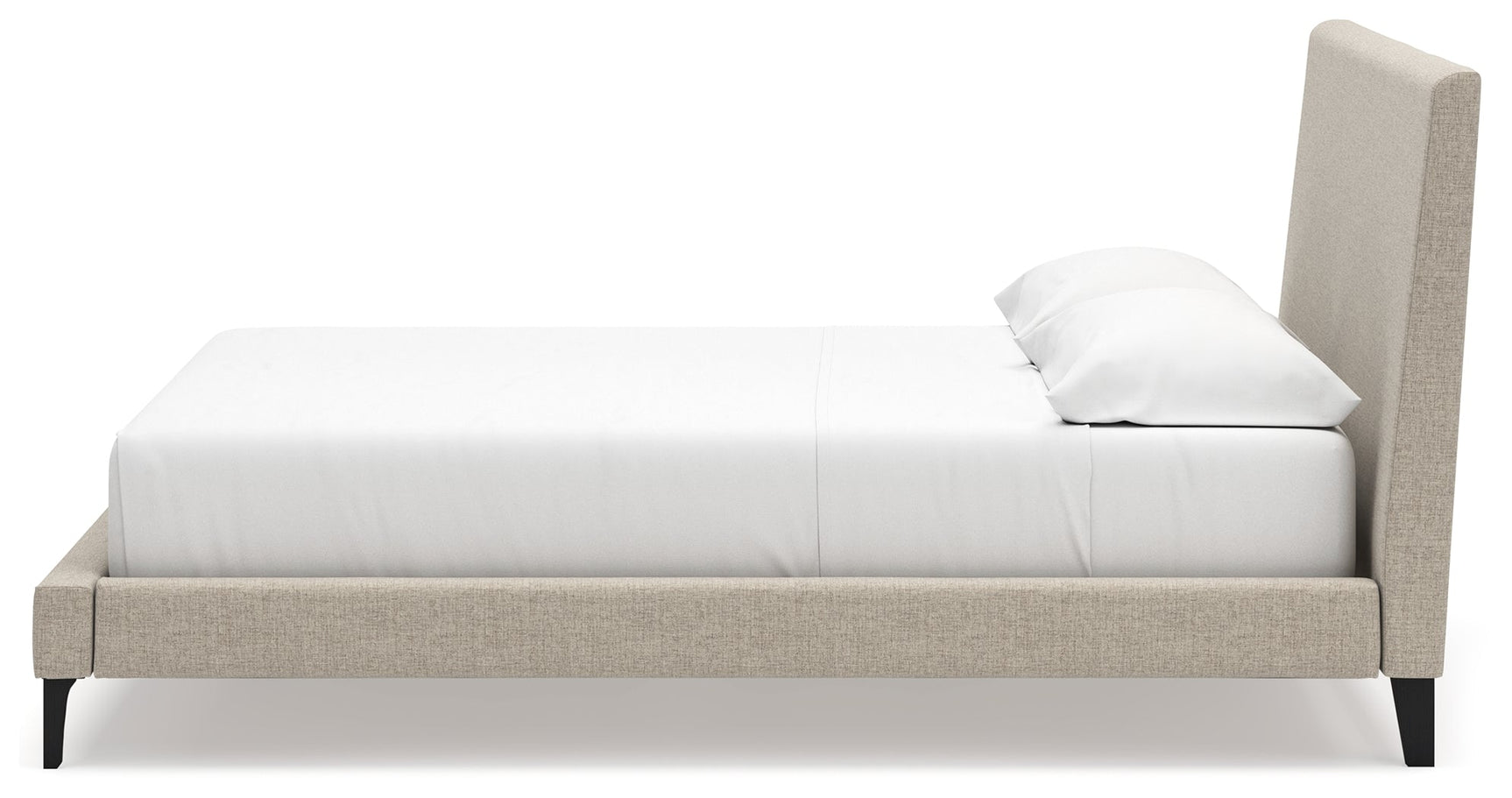 Cielden Gray California King Upholstered Bed with Roll Slats (Online Special Price) - Ornate Home