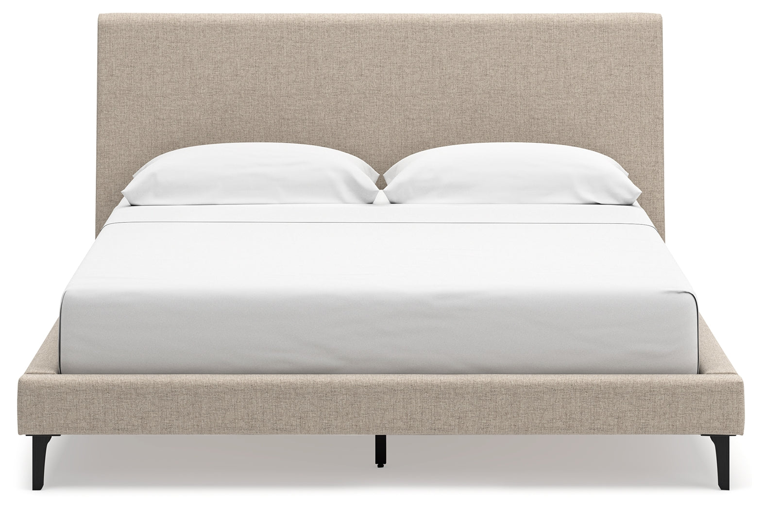 Cielden Gray California King Upholstered Bed with Roll Slats (Online Special Price) - Ornate Home