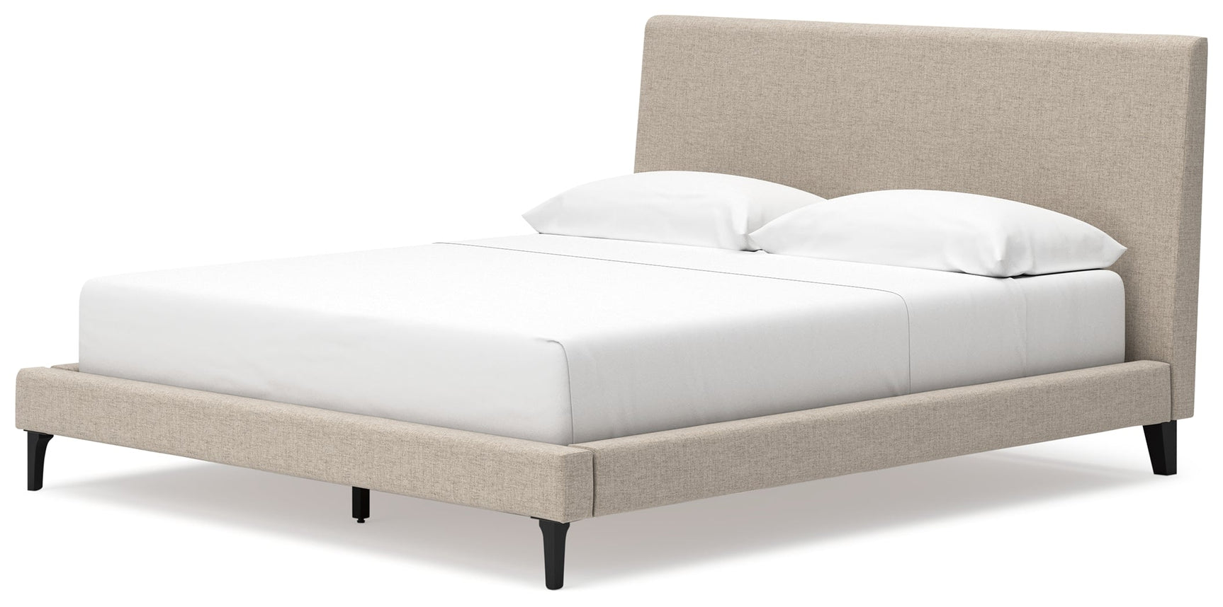 Cielden Gray California King Upholstered Bed with Roll Slats (Online Special Price) - Ornate Home