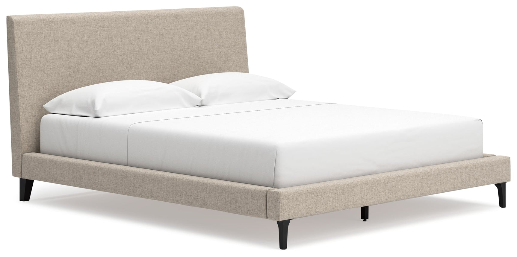 Cielden Gray California King Upholstered Bed with Roll Slats (Online Special Price) - Ornate Home