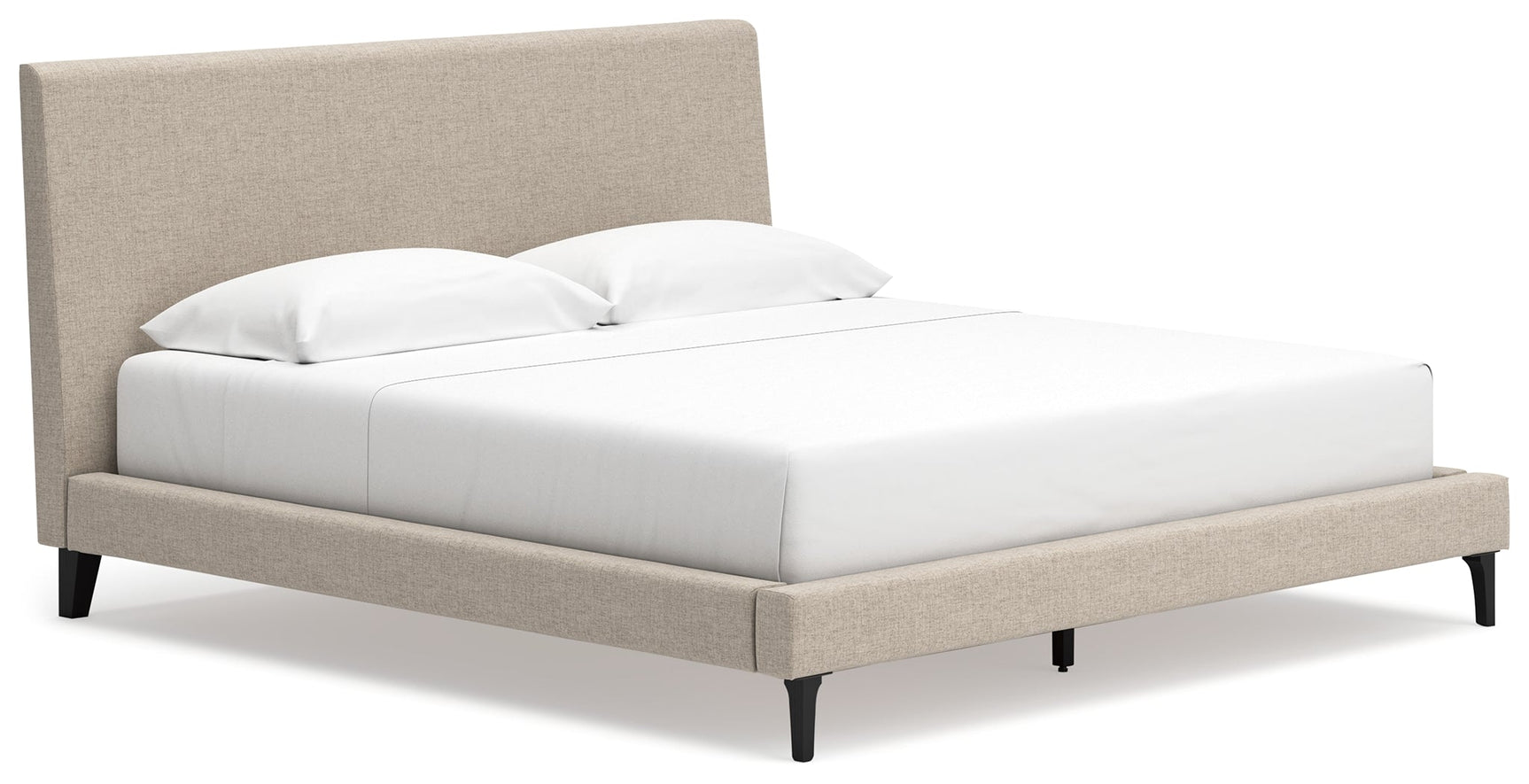 Cielden Gray King Upholstered Bed with Roll Slats (Online Special Price) - Ornate Home