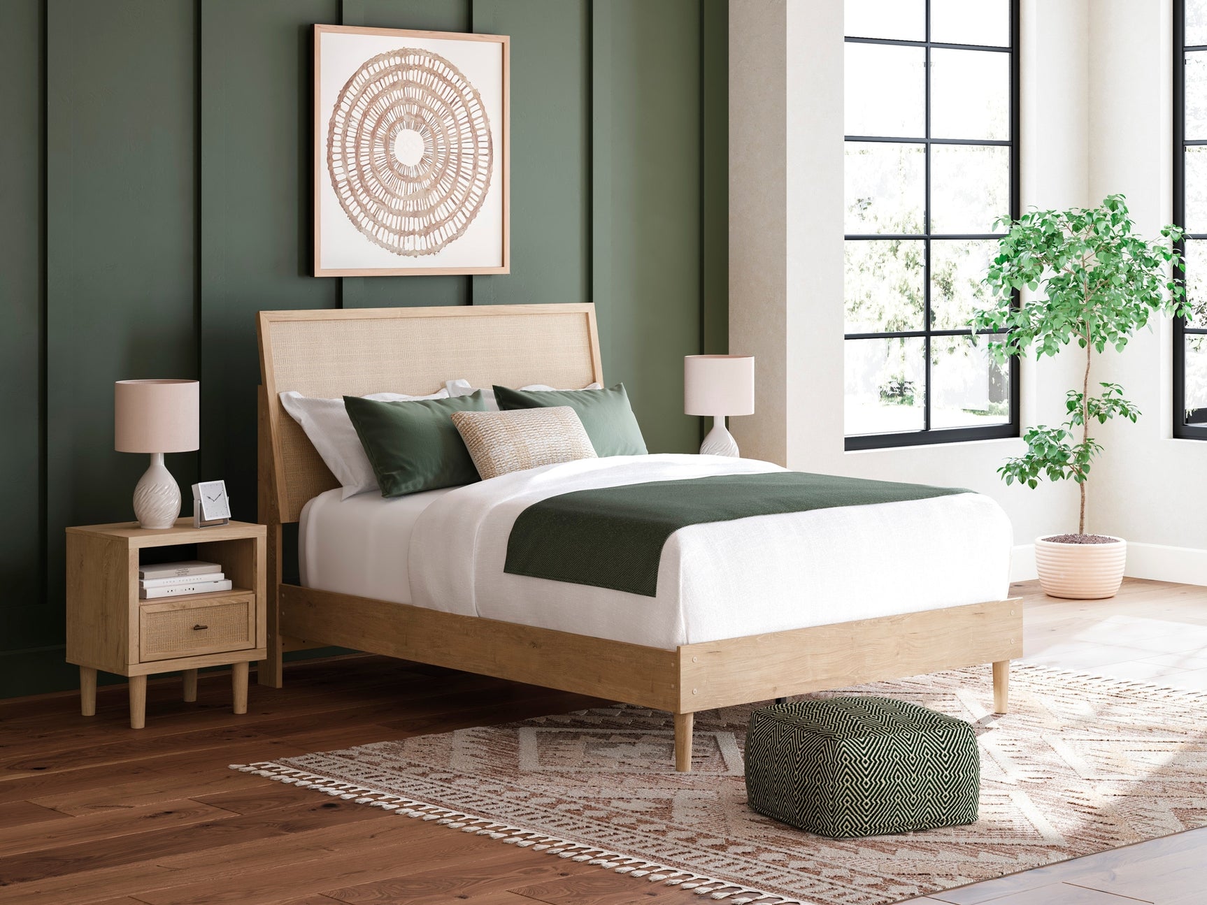 Cielden Two-Tone Queen Panel Bed (Online Special Price) - Ornate Home