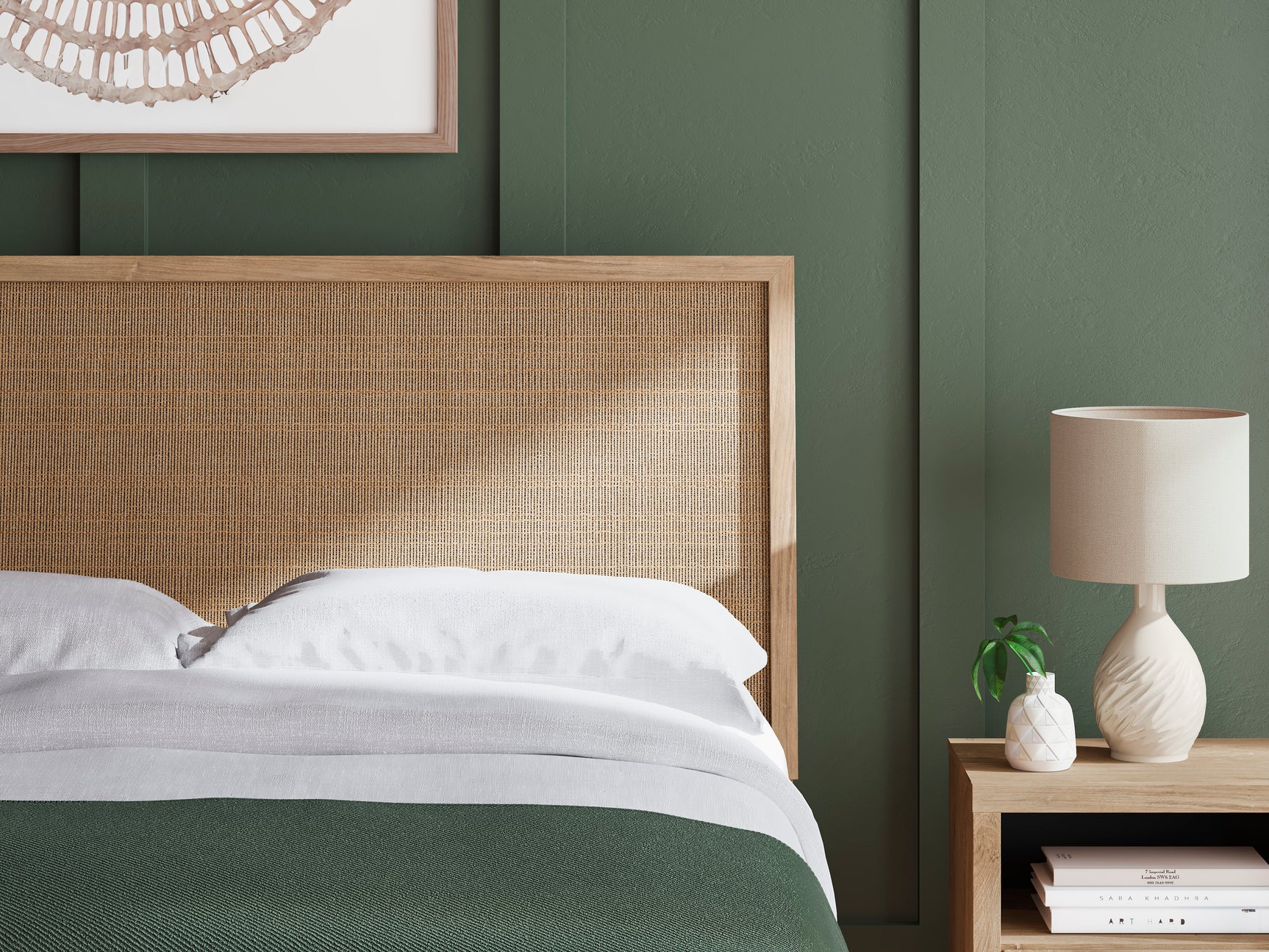 Cielden Two-Tone Queen Panel Bed - Ornate Home