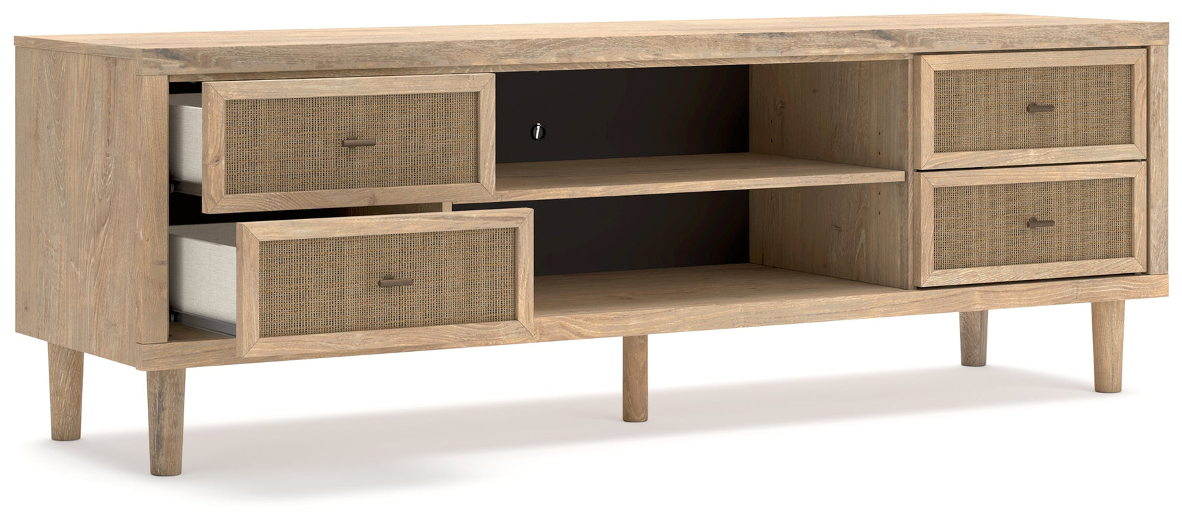 Cielden Two-tone 62" TV Stand (Online Special Price) - Ornate Home