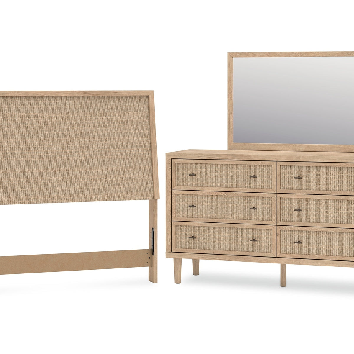 signature design by ashley cielden 6 drawer dresser in tan Signature Design by Ashley Cielden Brown/Beige Dresser