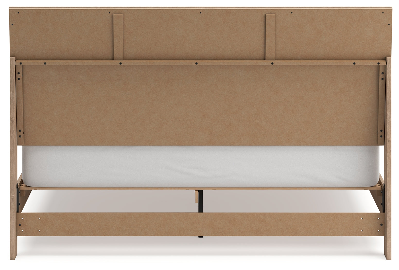Cielden Two-tone King Panel Bed & Dresser & Mirror & Nightstand (Online Special Price) - Ornate Home