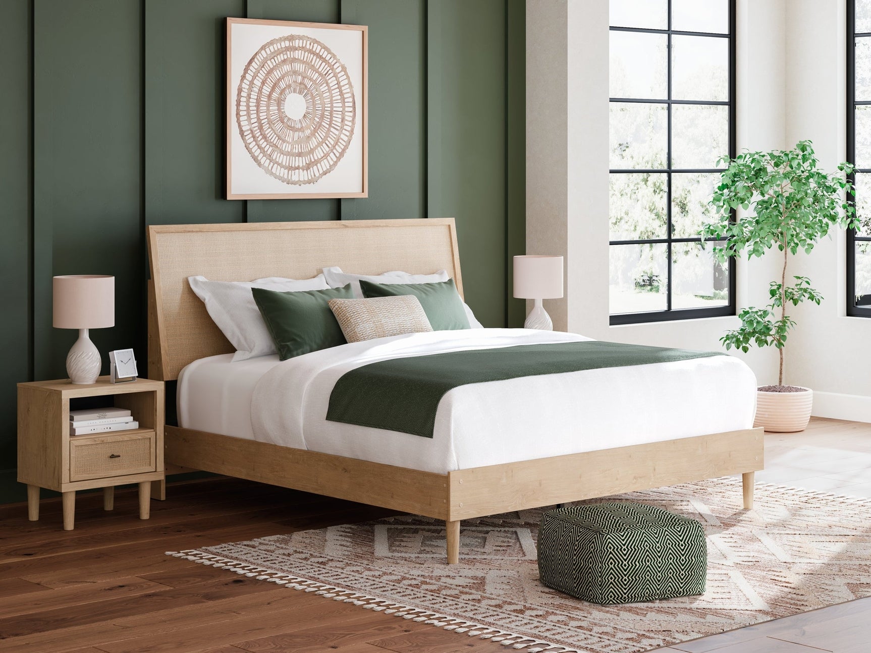 Cielden Two-tone King Panel Bed (Online Special Price) - Ornate Home