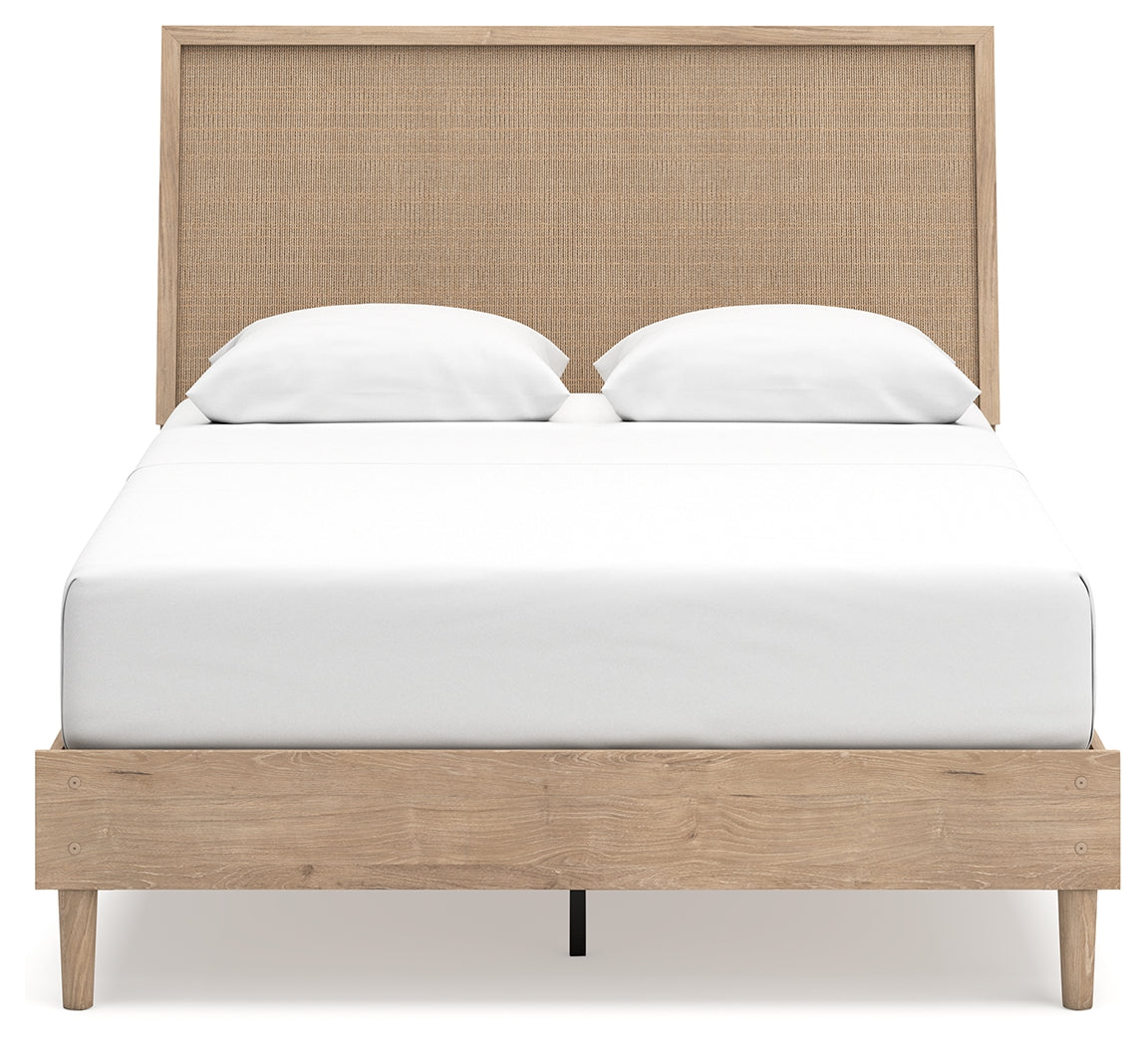 Cielden Two-tone Queen Panel Bed & Dresser & Mirror & Nightstand (Online Special Price) - Ornate Home