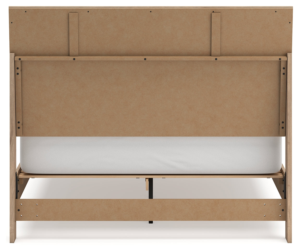 Cielden Two-tone Queen Panel Bed & Dresser & Mirror & Nightstand (Online Special Price) - Ornate Home