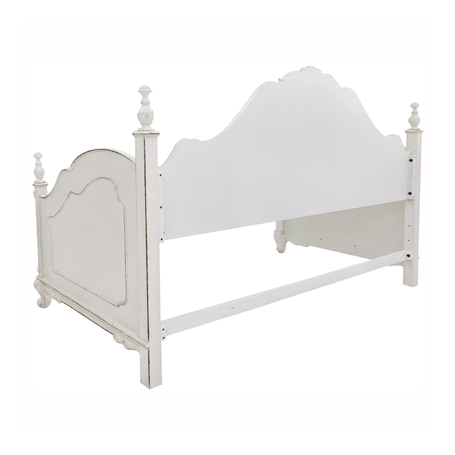 Cinderella Antique White Daybed - Ornate Home