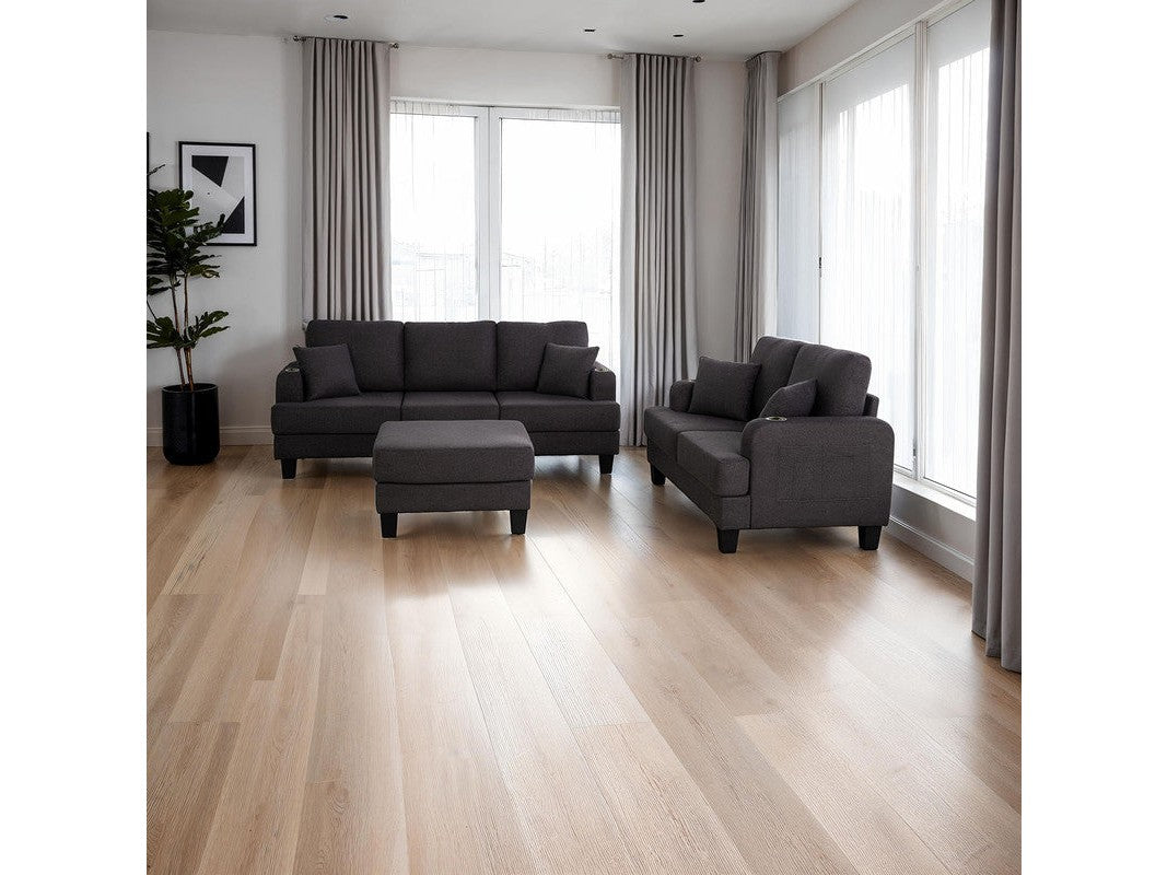 Cinderford Dark Gray Sofa - Ornate Home