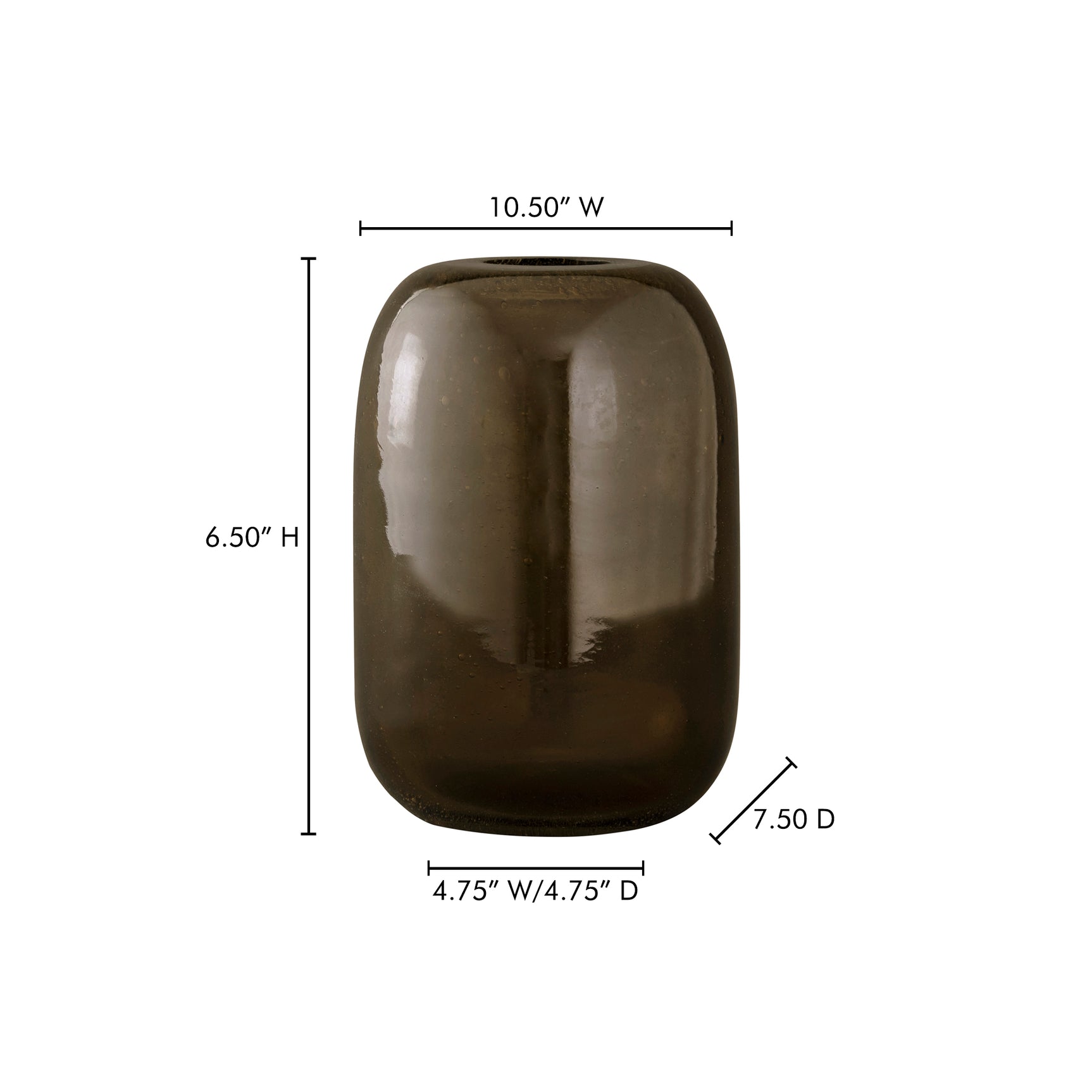 Circe Olive Vase - Ornate Home