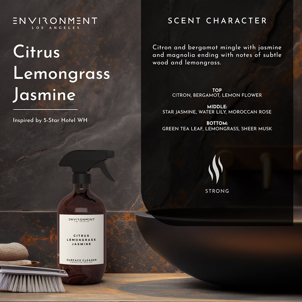 Citrus | Lemongrass | Jasmine Surface Cleaner (Inspired by W Hotel®) - Ornate Home