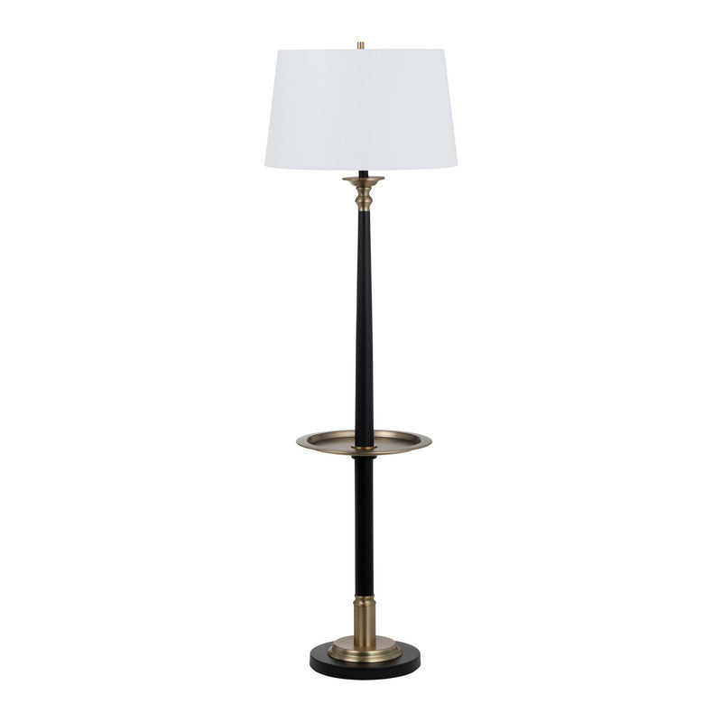 Claiborne Black/Gold Floor Lamp - Ornate Home