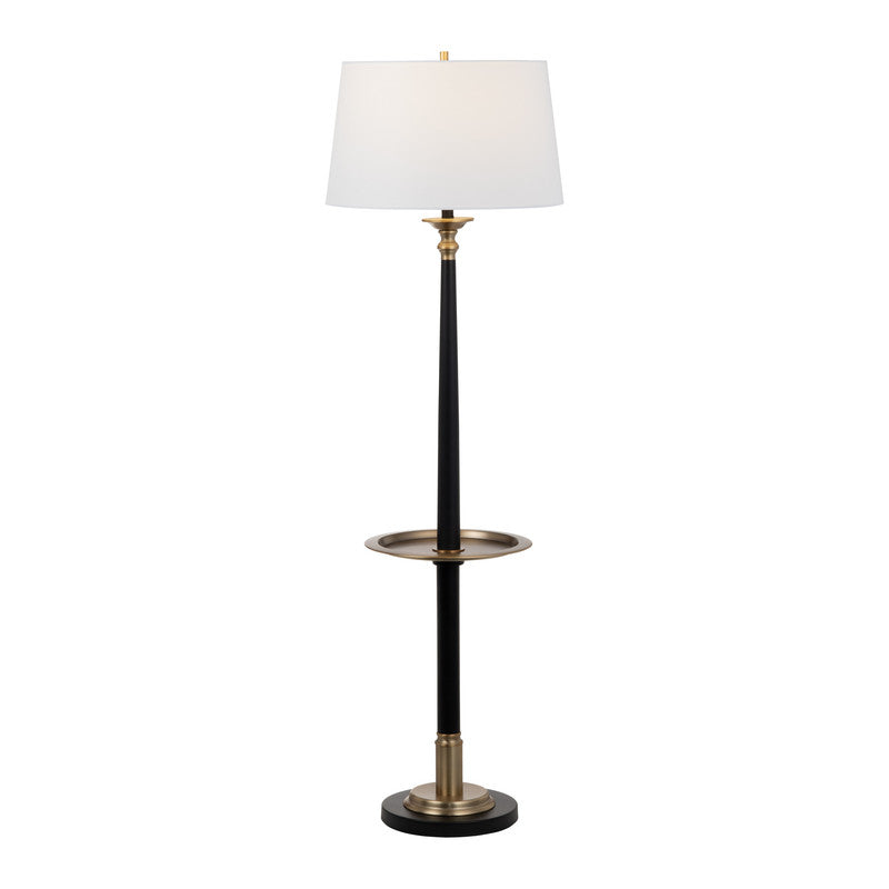 Claiborne Black/Gold Floor Lamp - Ornate Home