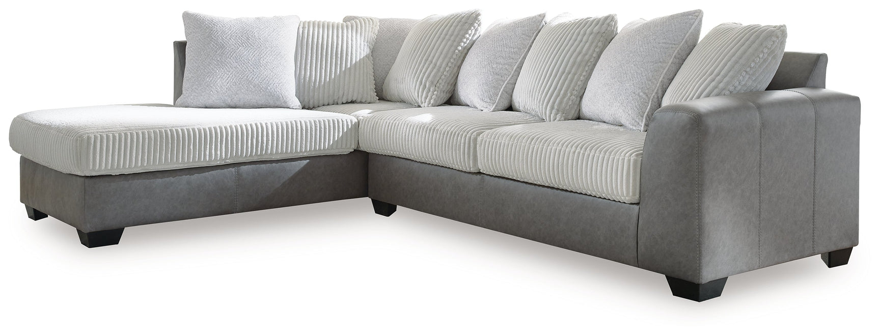 Clairette Court Alloy 2-Piece Sectional with LAF Chaise (Online Special Price) - Ornate Home