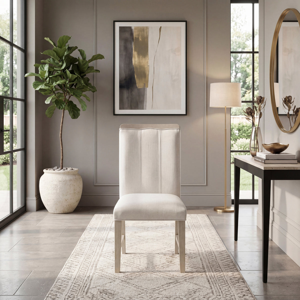 Clara Black Side Chair - Ornate Home
