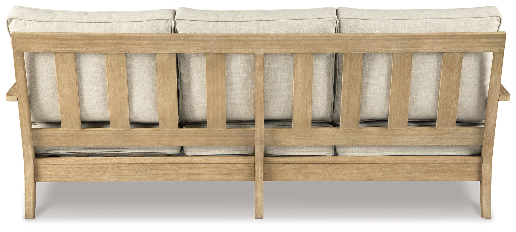 Clare View Beige Outdoor Sofa, Loveseat and Lounge Chair - Ornate Home