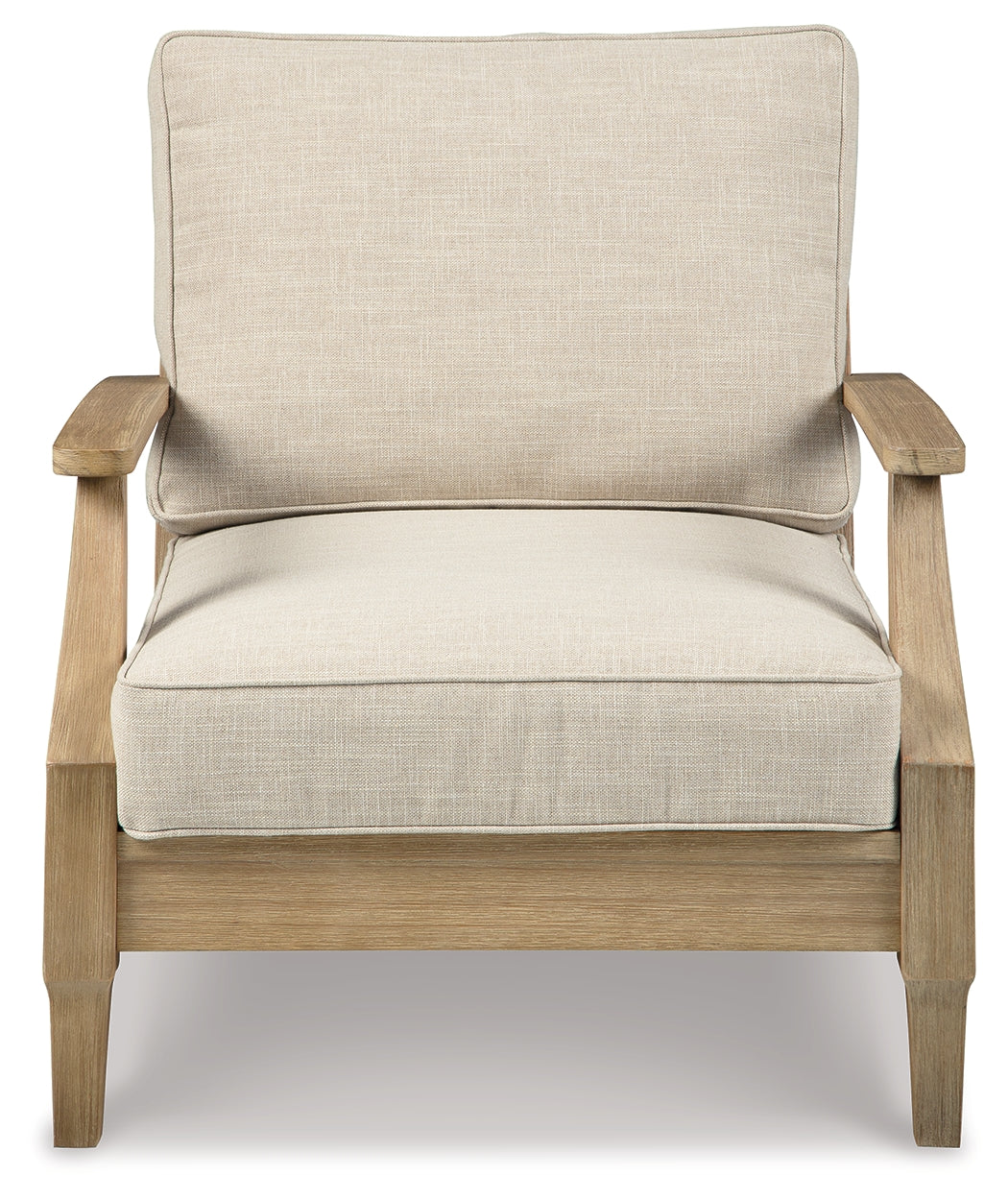 Clare View Beige Outdoor Sofa, Loveseat and Lounge Chair - Ornate Home