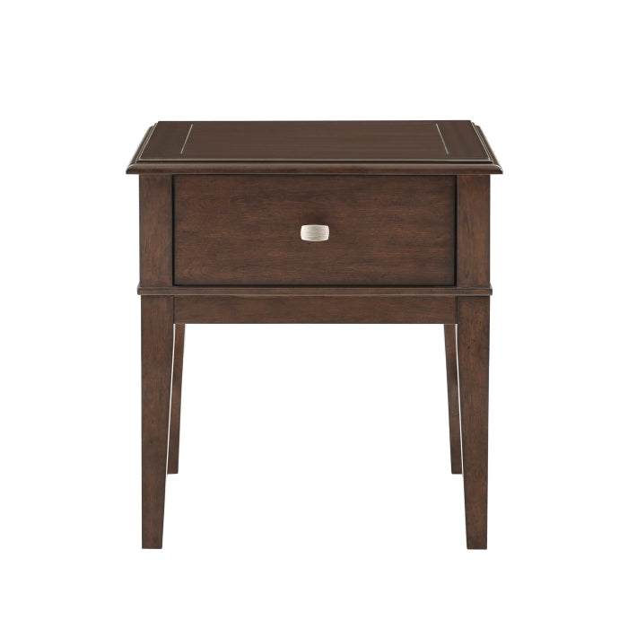 Claremore Brown End Table - Ornate Home