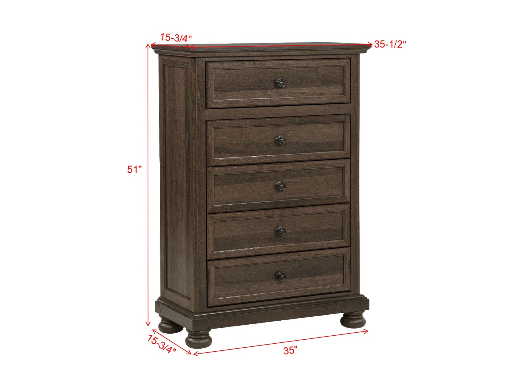 Claribelle Brown Chest - Ornate Home