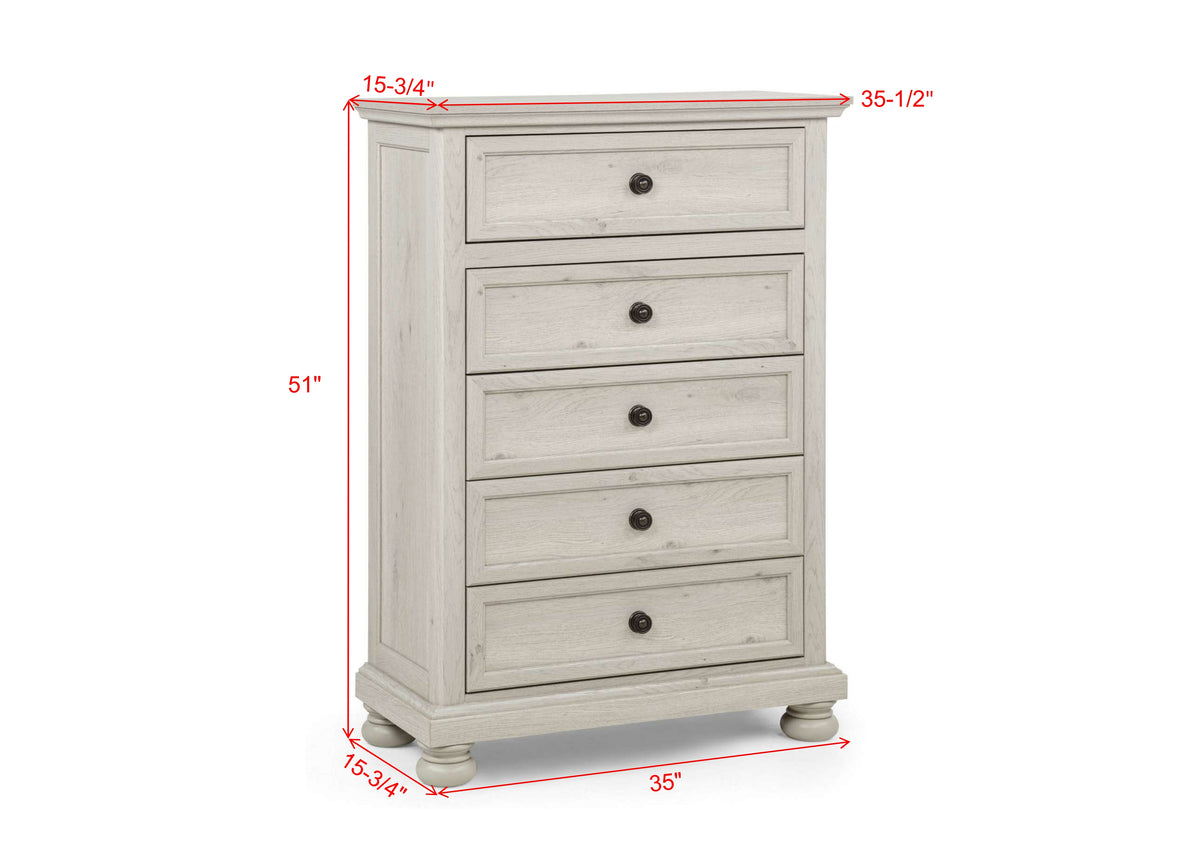 Claribelle White Sleigh Bedroom Set - Ornate Home