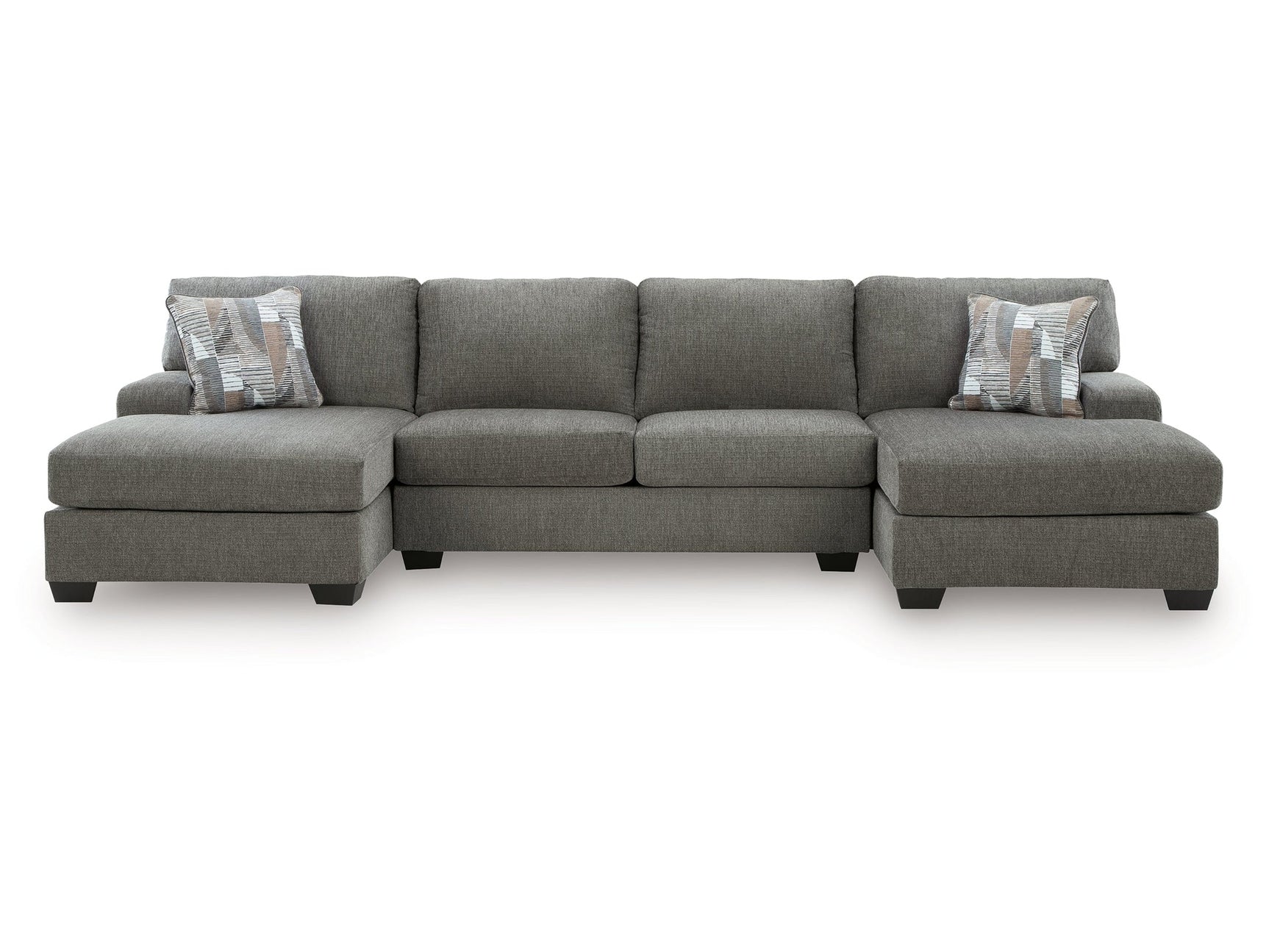 Clarington Greystone 3-Piece Sleeper Sectional with Double Chaise (Online Special Price) - Ornate Home