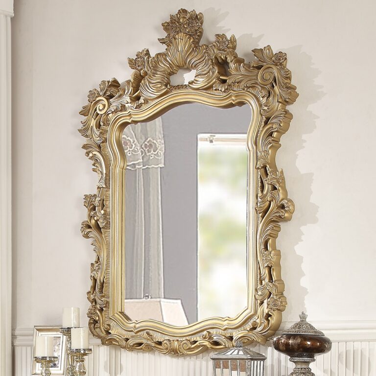 Clarissa Bright Gold Mirror / HD-CONM8016 - Ornate Home