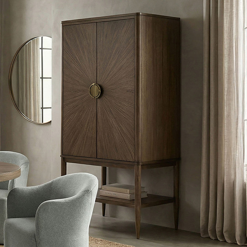 Clarksburg Walnut Display Cabinet - Ornate Home
