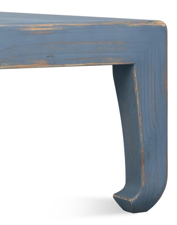 Classic Chinese Blue Cocktail Table Blue - Ornate Home