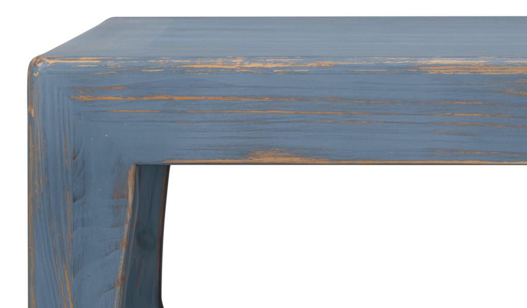 Classic Chinese Blue Cocktail Table Blue - Ornate Home