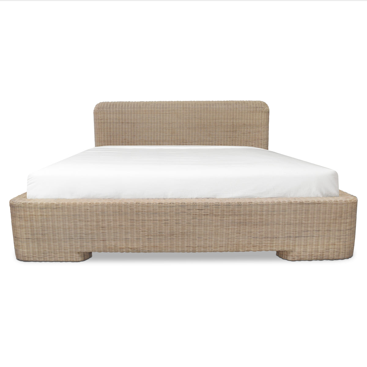Claudia Natural Bed King - Ornate Home