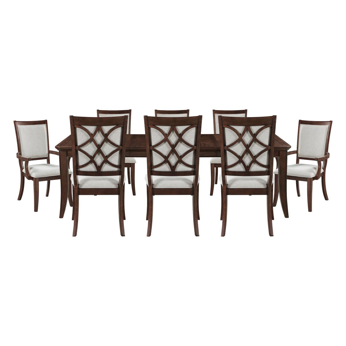 Claymont Gray 9pc Dining Set - Ornate Home