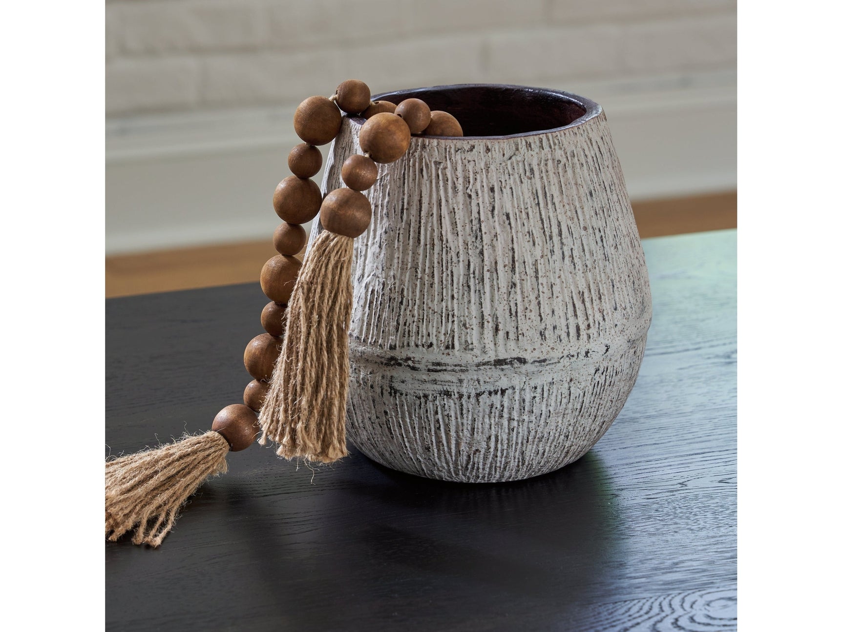 Claymount Distressed Brown Vase (7.88" H) - Ornate Home