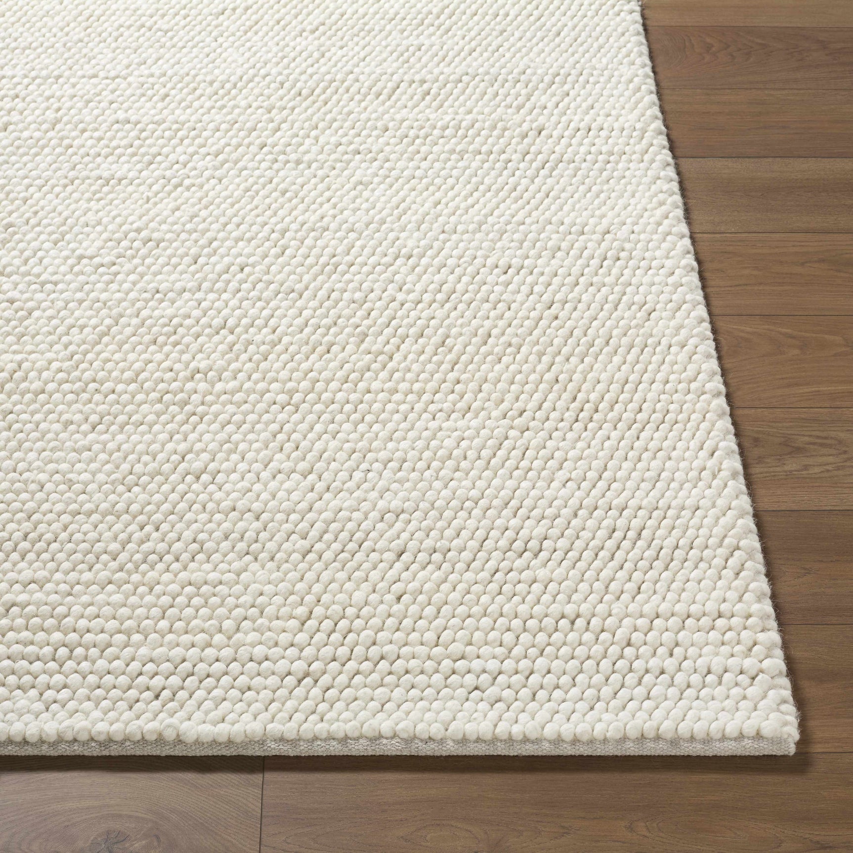 Clayne Beige Premium Wool Area Rug - Ornate Home