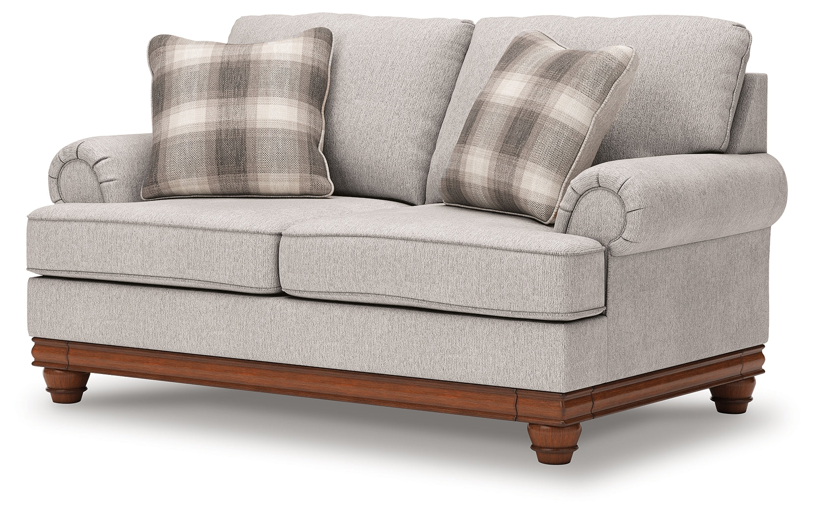 Clearbrooke Sandstone Loveseat and Ottoman (Online Special Price) - Ornate Home