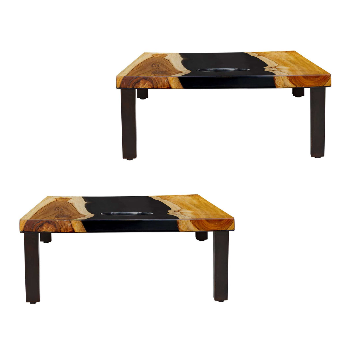 Clearwood Black Cornhole Game (Set of 2) - Ornate Home