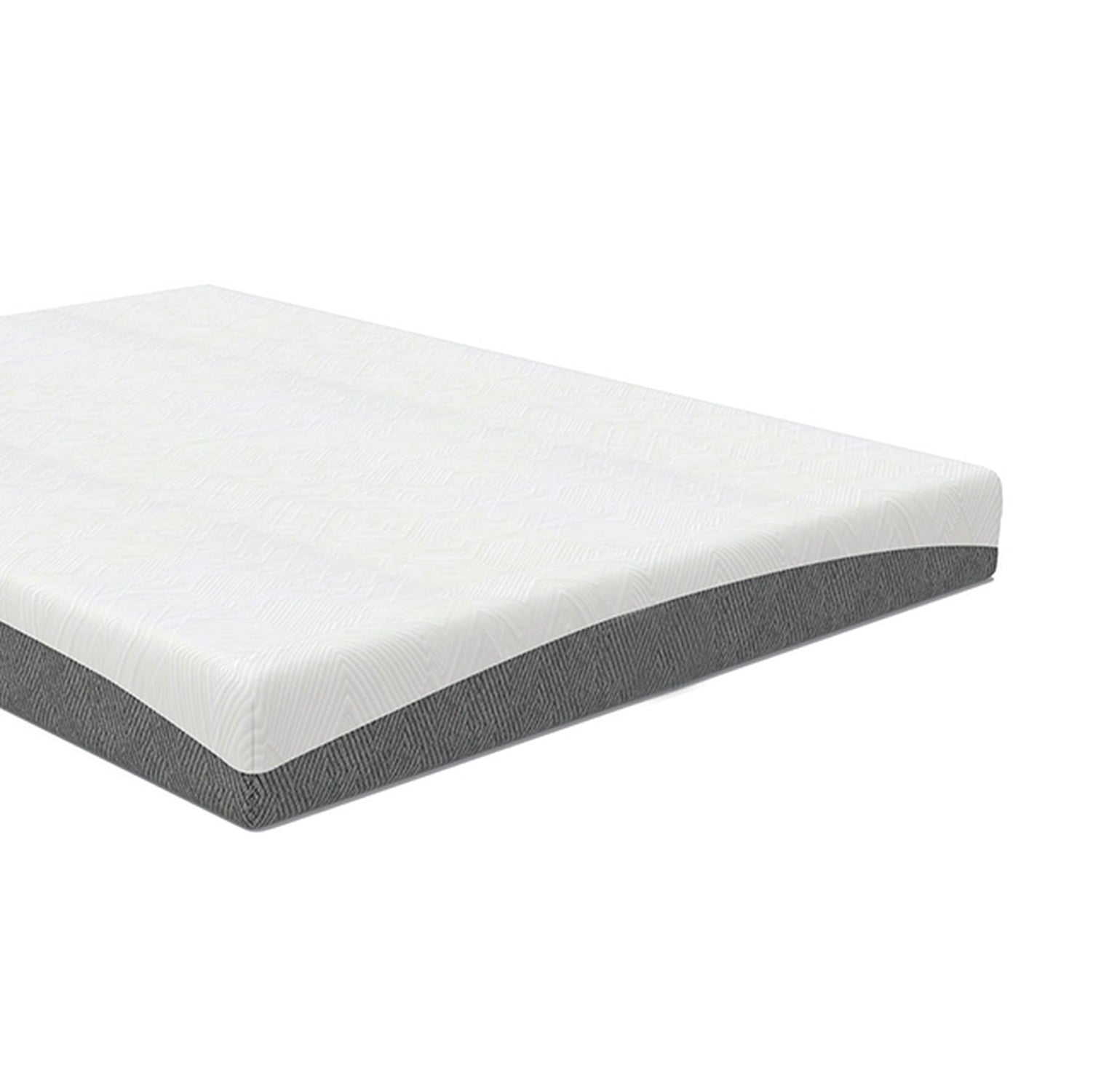 Clematis White/Gray Cal.King Mattress - Ornate Home