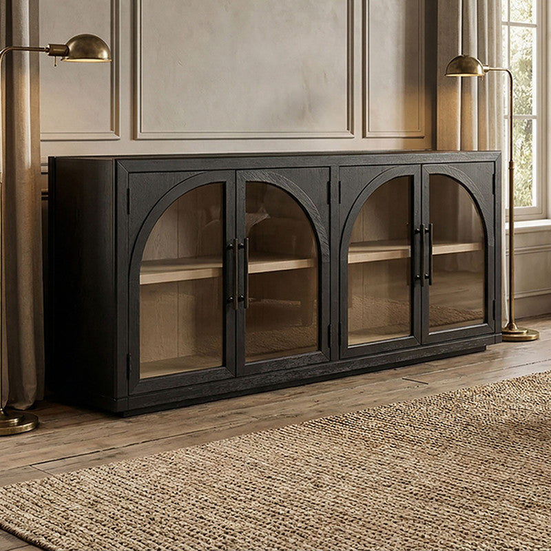 Clements Black Sideboard - Ornate Home