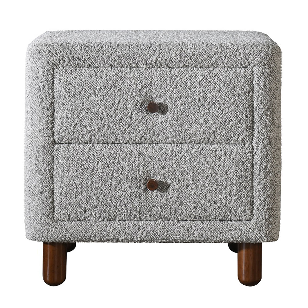 Cleo Gray Nightstand - Ornate Home