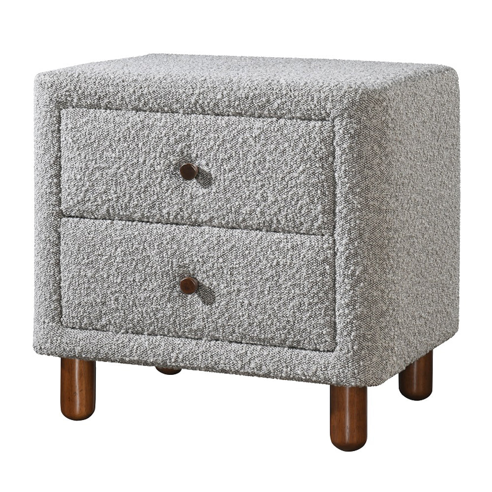 Cleo Gray Nightstand - Ornate Home