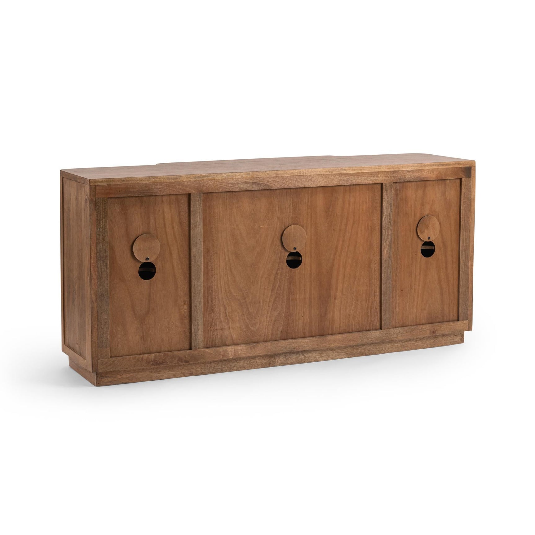Cleveland Sandy Taupe 4 Door Cabinet - Ornate Home