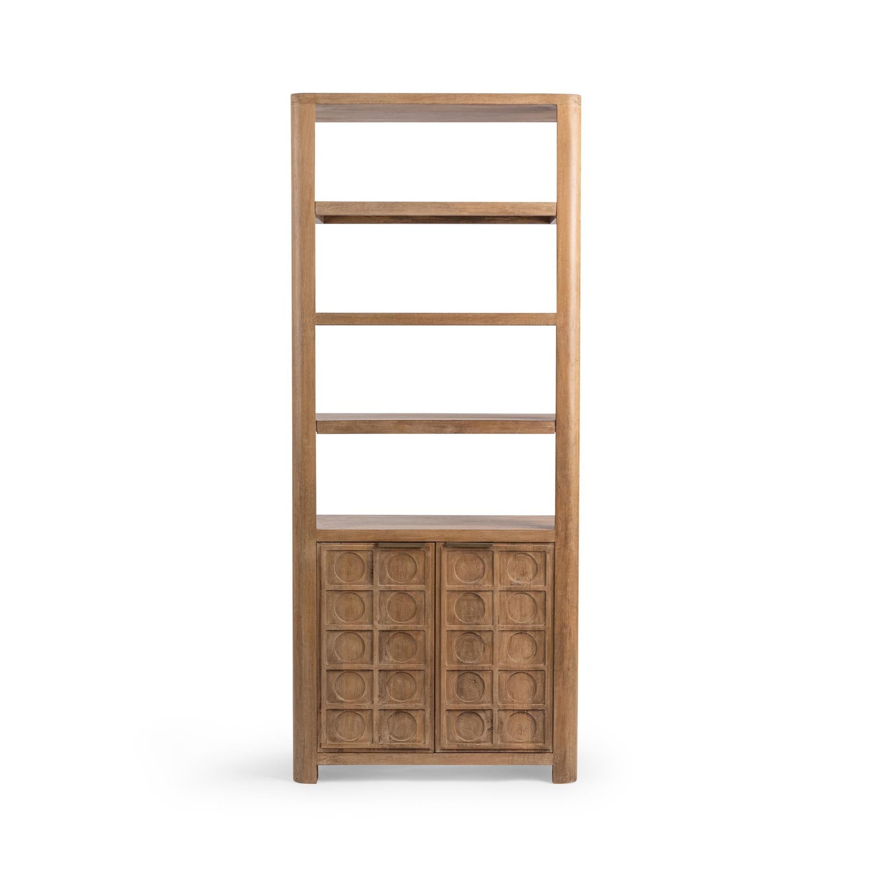Cleveland Sandy Taupe Bookcase - Ornate Home